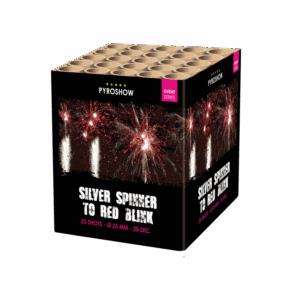 Silver Spinner to Red Blink w. Blue Stars, Green Blink w. Purple Stars, Red Blink w. Silver Blink